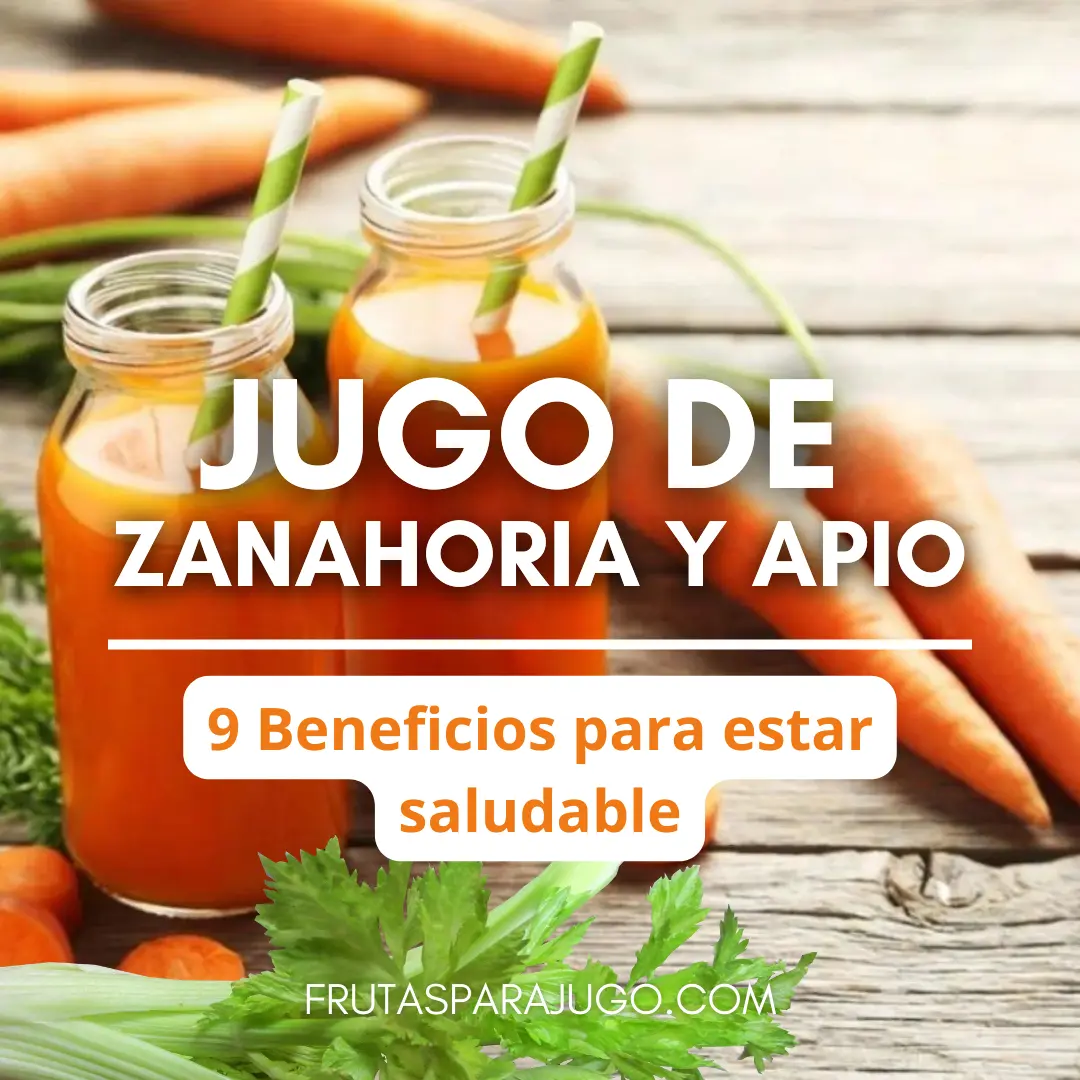 Jugo Natural de Zanahoria y apio