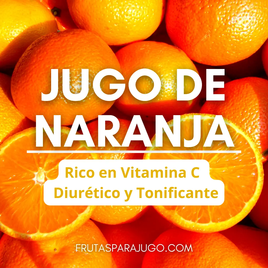 Jugo de naranja natural