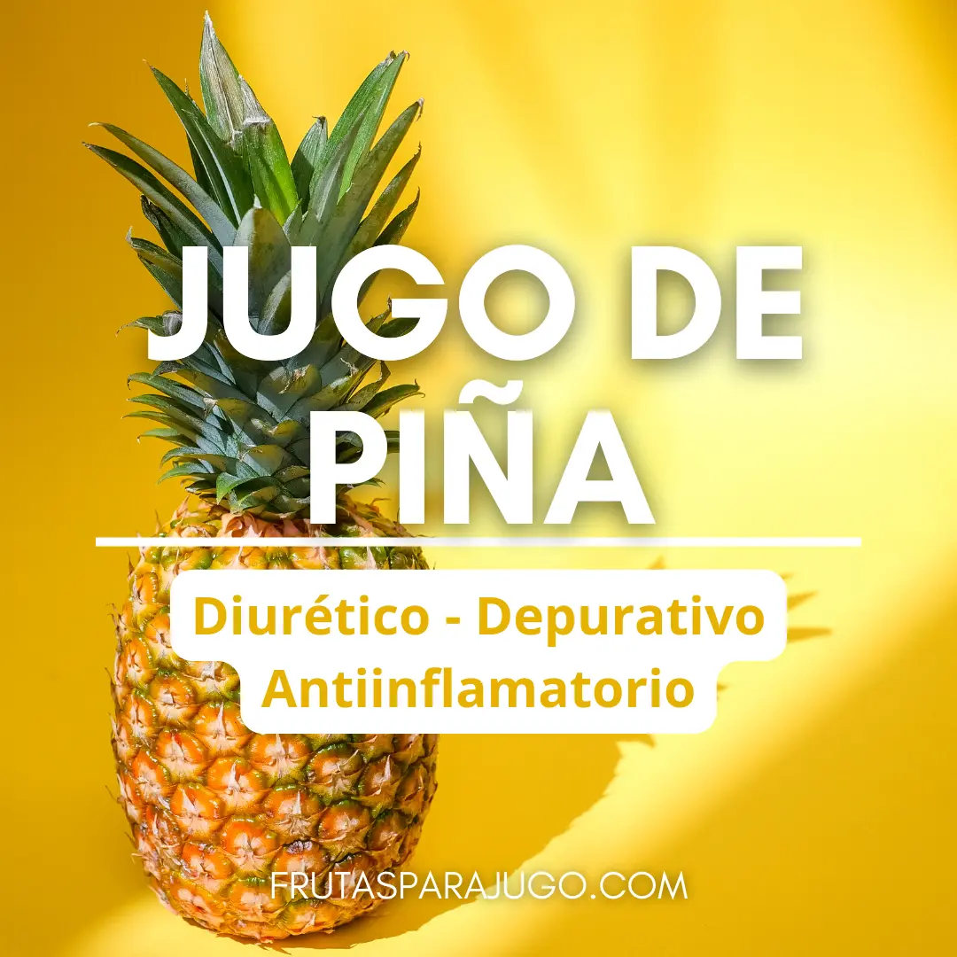 Jugo de piña natural