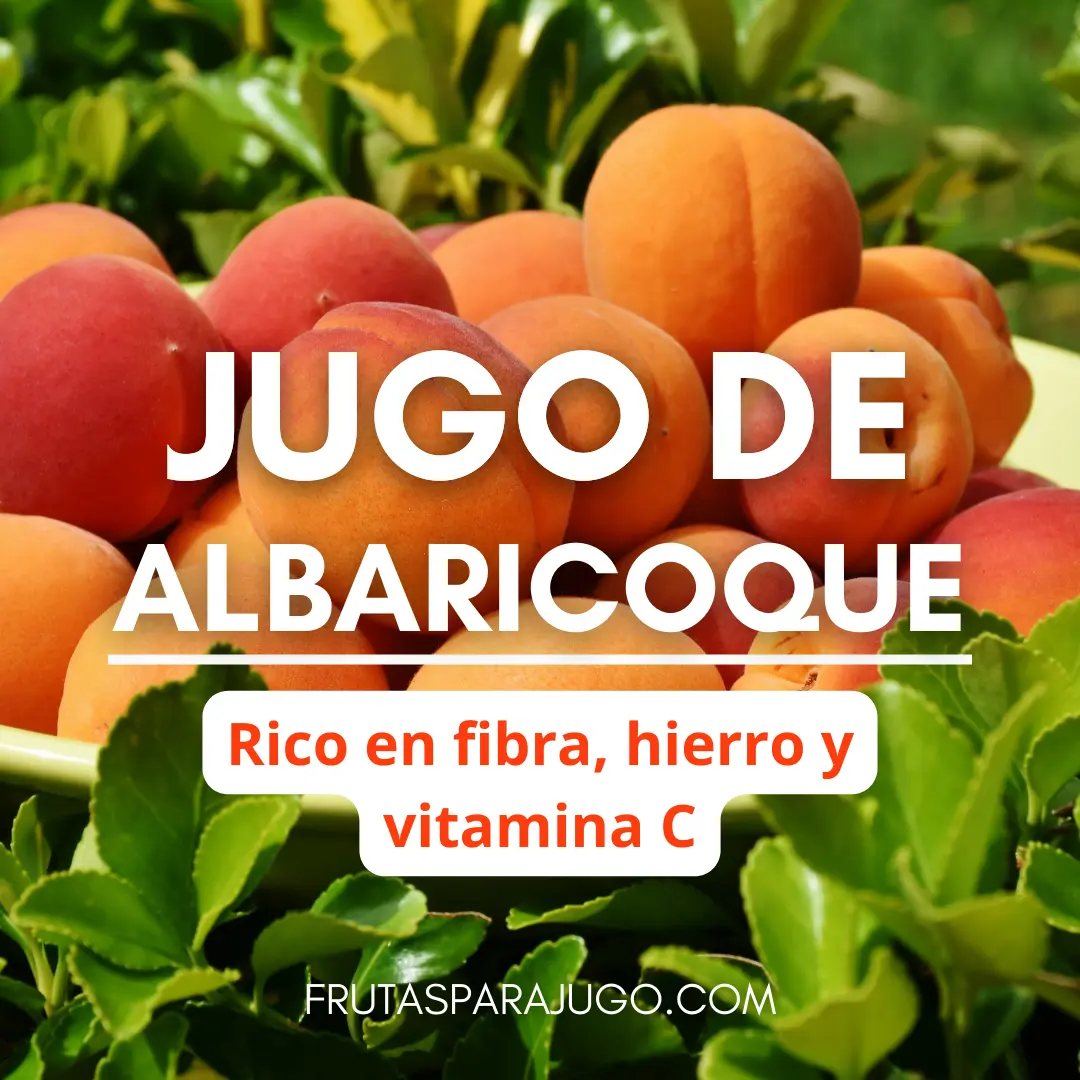 Jugo natural de albaricoque
