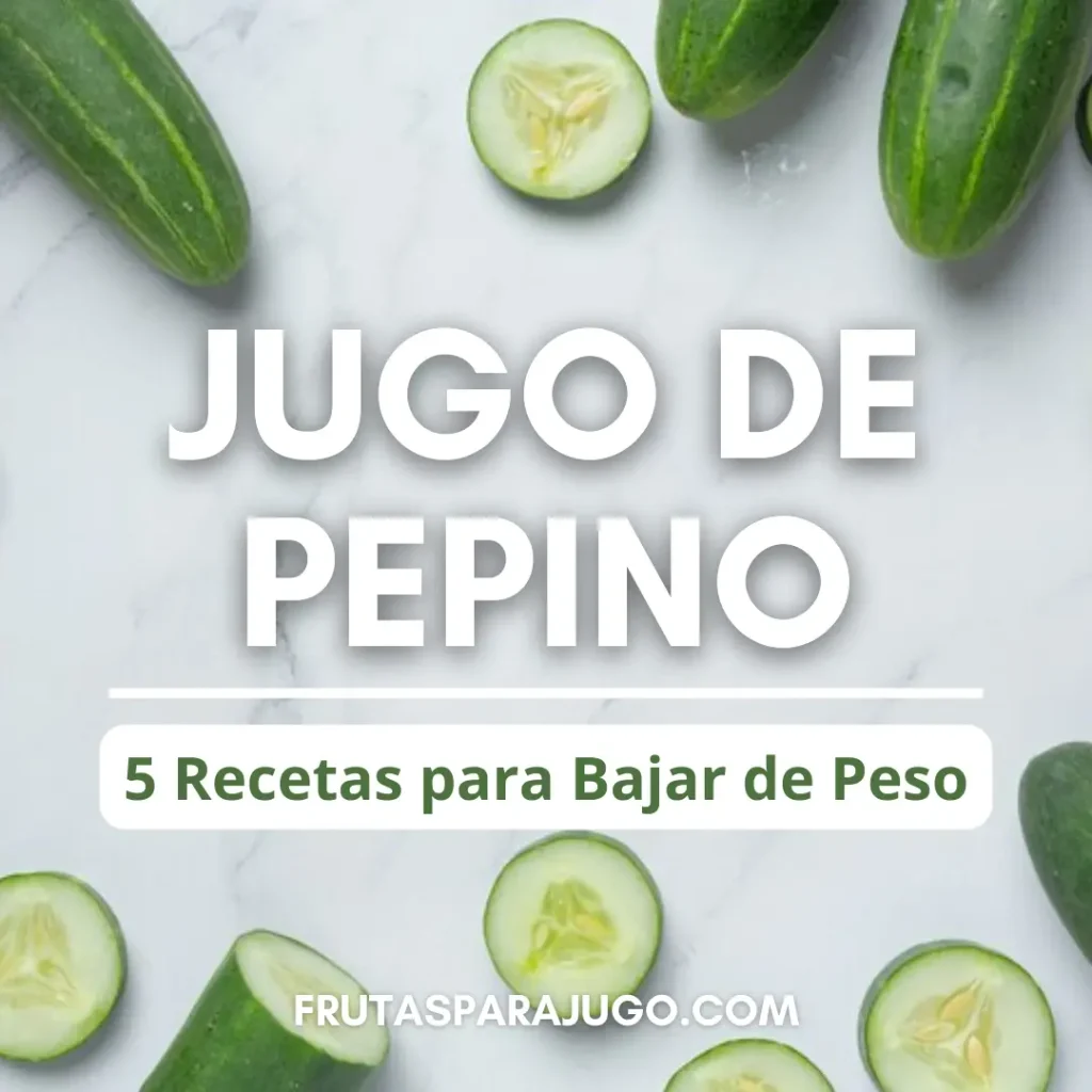 Jugo de pepino